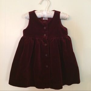 Baby Gap Velvet Dress 6-12 months